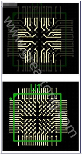如何布線不同的BGA圈，從最外層開始，直到中心-深圳宏力捷