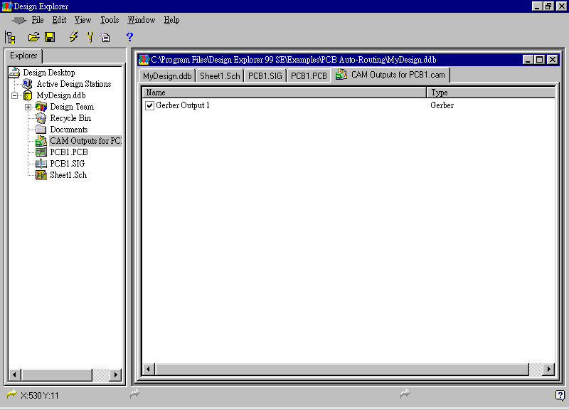 按下 Finish鈕結束Gerber輸出文件全部設置工作。